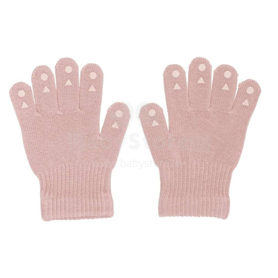 Gobabygo Grip Gloves Art.111316 Dusty Rose  Bērnu siltie cimdi (pirkstaiņi)