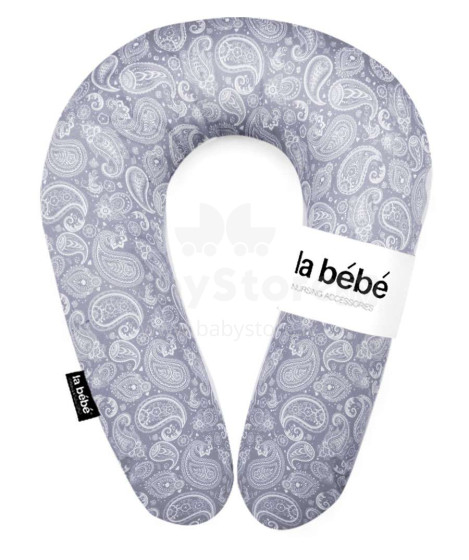 La Bebe™ Snug Cotton Nursing Maternity Pillow Art.111350 Eastern Mood Подковка для сна, кормления малыша 20x70 cm