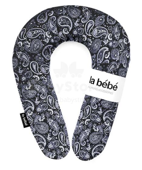 „La Bebe ™“ patogi slaugos motinystės pagalvė, 113551 „Eastern Mod Dark Horseshoe“ kūdikio maitinimo, miego, pasaga nėščioms moterims 20x70