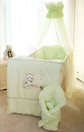 MimiNu Art.8682  Тюлевый балдахин для детской кроватки с москитной сеткой 400х170 см