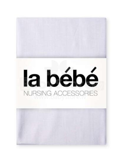„La Bebe ™“ medvilnė Art. 11627 Satin White Vaikų medvilnės / atlaso viršutinis lakštas 75x100cm