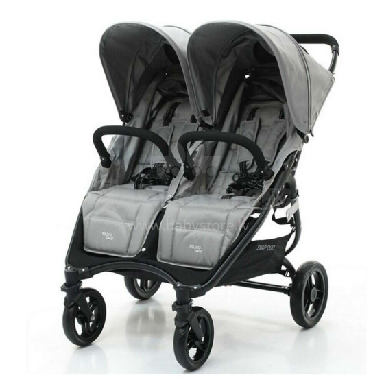 „Valco Baby Snap Duo“, Art.9887 Cool Grey  sportiniai vežimėliai dvyniams