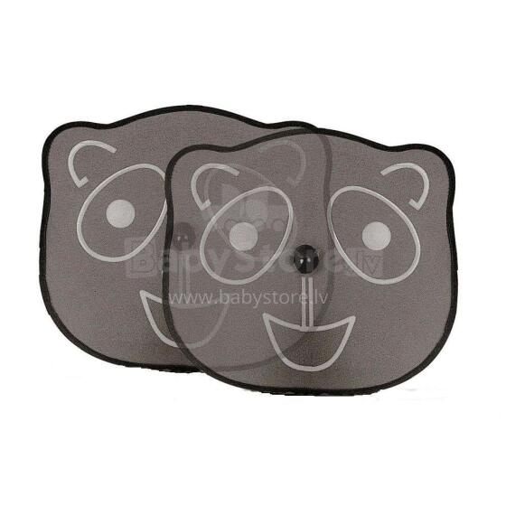 Bike Fun Sunshade Panda Art.22054 Universalūs automobilių skydeliai nuo saulės 37x44, 2vnt