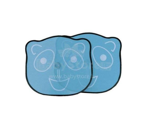 „Bike Fun Sunshade Panda Art.22056“ universalūs automobilių skydeliai nuo saulės 37x44, 2vnt