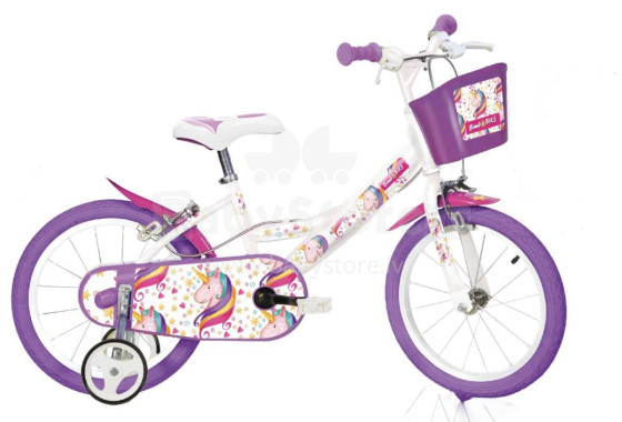 „Bike Fun MTB 14 Girl 1 Speed Art.77326“ vaikiškas dviratis (dviratis)