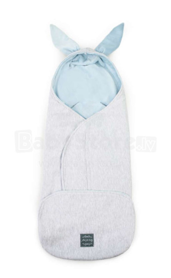 Flooforbaby Spring Footmuff Art.112229 Blue  Высококачественное детское двустороннее легкое одеяло-конверт с капюшоном 95X85