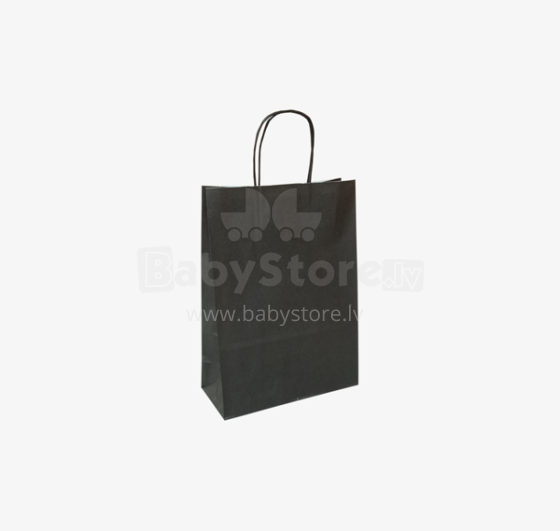 Bag To Differ Art.P97717 Black maisiņš ar vītiem rokturiem 32 x 12 x 41 cm