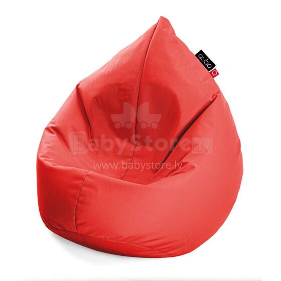 „Qubo ™ Drizzle Drop“ braškių pop art. 112627 Puff Bag maišeliai, minkšti pupelių maišeliai, pupelių krepšys