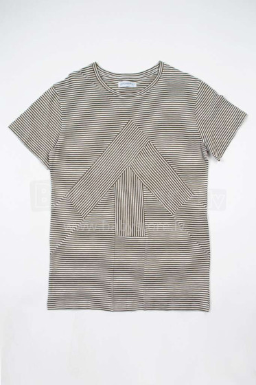 Reet Aus Up-shirt Men  Art.113312 Olive/white Stripes  Мужская футболка