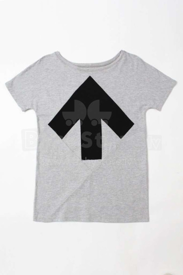 Reet Aus Up-shirt Women Art.113320 Grey/Black Женская футболка