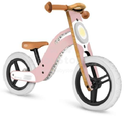 KinderKraft Balance Bike Uniq Art.KKRUNIQPNK0000 Pink  Bērnu skrējritenis ar koka rāmi
