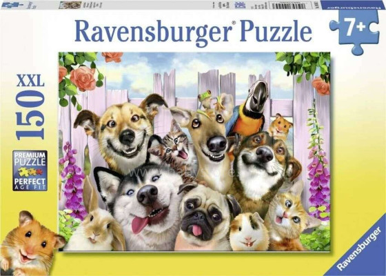 Ravensburger Puzzle Pets Art.R10045 dėlionė 150vnt.