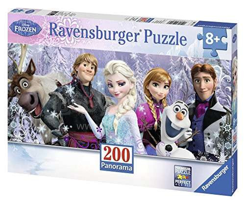 Ravensburger Puzzle Frozen Art.R12801  puzzles  200 pcs.