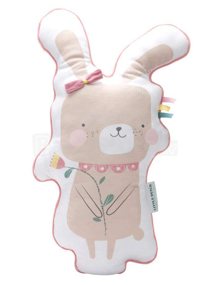 Little Dutch Pillow Rabbit Art.4503 Pink  Декоративная подушка