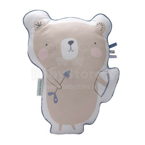 Little Dutch Pillow Bear Art.4504 Pink  Декоративная подушка