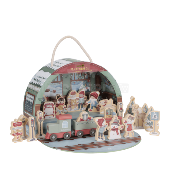 Little Dutch Advent Calendar – Train Track Scene Art.4880