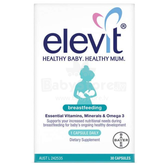 Elevit Breastfeeding Art.113470 Витамины для  мам,30 капсул