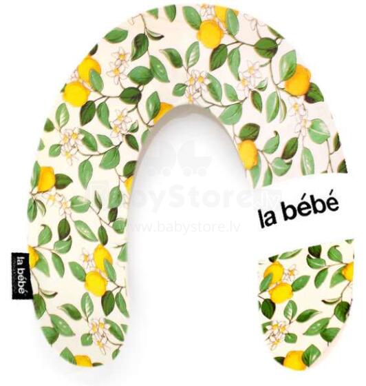 „La Bebe ™“ turtingos medvilnės slaugos motinystės pagalvės atminties putos. 111570 Citrinų medžio pasaga nėščiosioms šerti / miegoti / pasaga