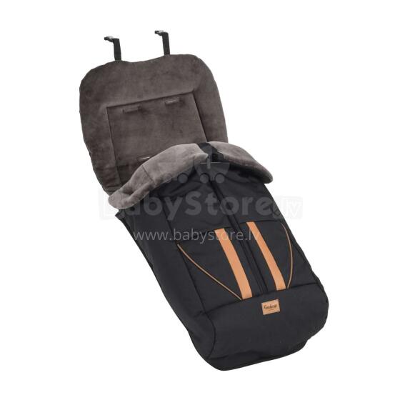 „Emmaljunga Allround Footmuff Art“. 41912 Lauko juodas universalus miegmaišis
