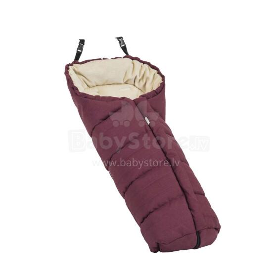 „Emmaljunga Polar Footmuff Art“. 56902 „Eco Red Universal“ miegmaišis
