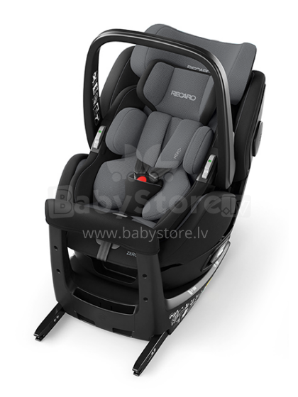 Recaro Zero 1 Elite Art.6301.21502.66 Anglies juoda automobilinė kėdutė 0-18kg