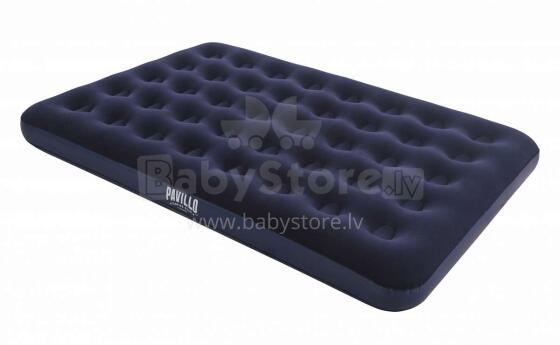 Dvivietis pripučiamas čiužinys su dangčiu „Bestway Flocked Air Bed“