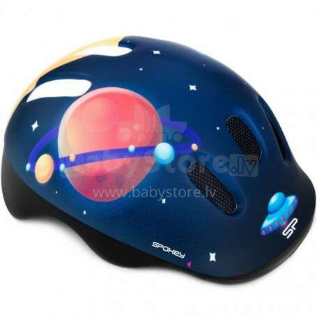 Spokey Mars Art. 926855 Сертифицированный, регулируемый шлем/каска для детей (52-56izm)