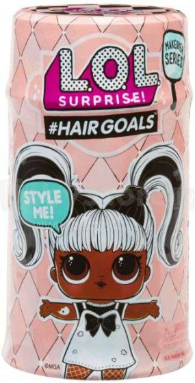 LOL Surprise Hairgoals Art.FL22247 Surprise lėlė tikrais plaukais