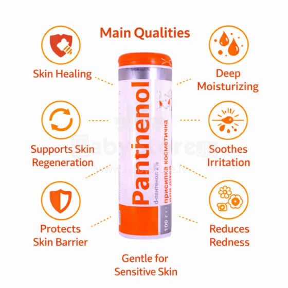 Kūdikių milteliai „Panthenol“. 1392 m. „Panthenol“ milteliai vaikams, 100 g