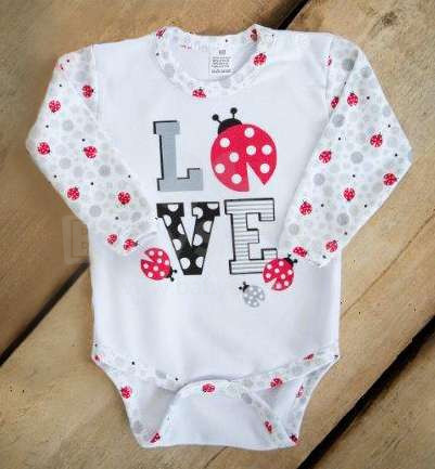 Zuzia Ladybird Art.114089 Kūdikių kostiumai ilgomis rankovėmis
