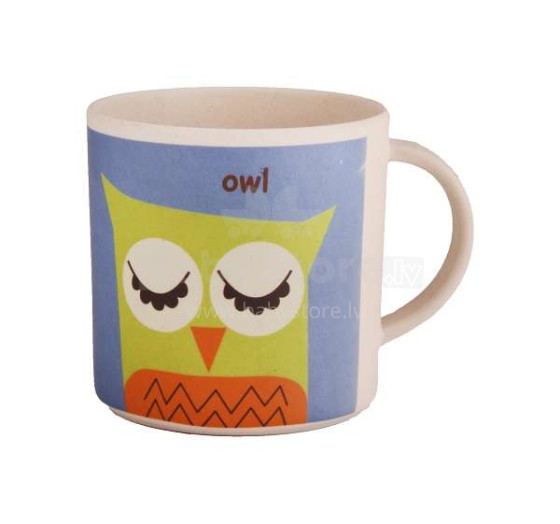 Fissman Owl Art.8344  Детская кружечка  (бамбуковое волокно)