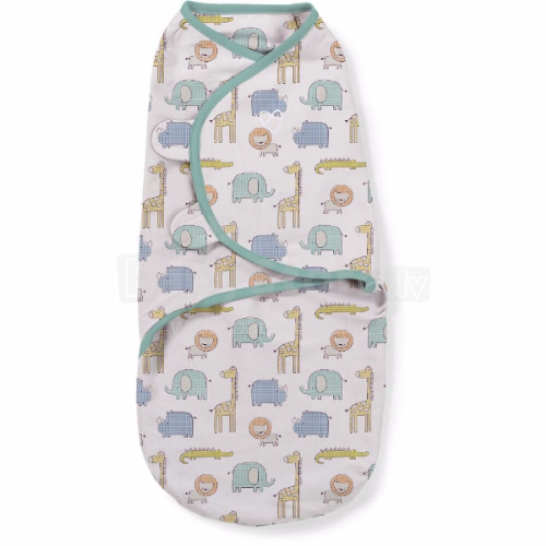 „Summer Infant Art“ 56606 „SwaddleMe“ medvilnės vyniojimo sauskelnės nuo 3,2 kg iki 6,4 kg.