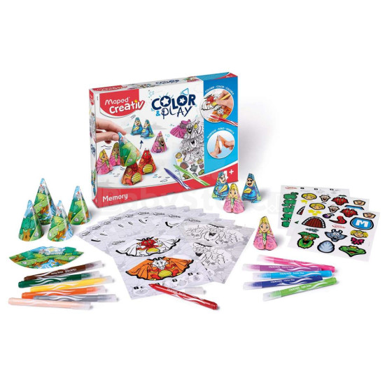 Maped Creativ Paper Toy  Art.40165301 krāsošanas komplekts