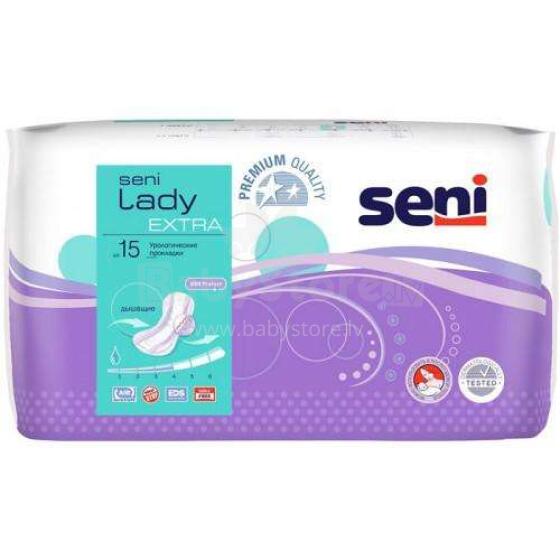 Seni Lady Extra Art. 14803 urologiniai įdėklai šlapimo nelaikymo atveju, 15vnt