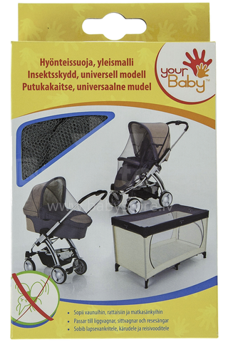 Universālais anti moskītu tīkls bērnu ratiem (gultiņām)