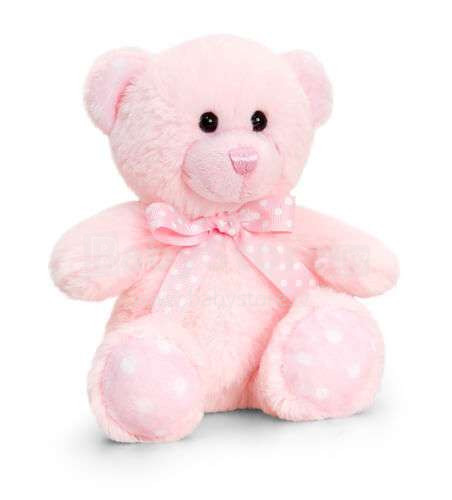 KeelToys Art.SN0776 Aukštos kokybės minkštas pliušinis žaislas „Bear Pink“