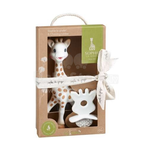 Vulli  Sophie la Girafe  Art.616624   Kaučuka   kožamā rotaļlietas,2 gab