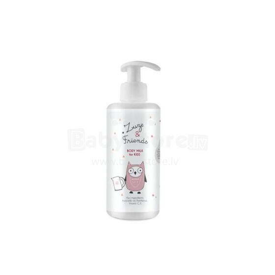 Kūno pienelis „Zuze and Friends“. Art.115642 kūno pienelis vaikams 250ml