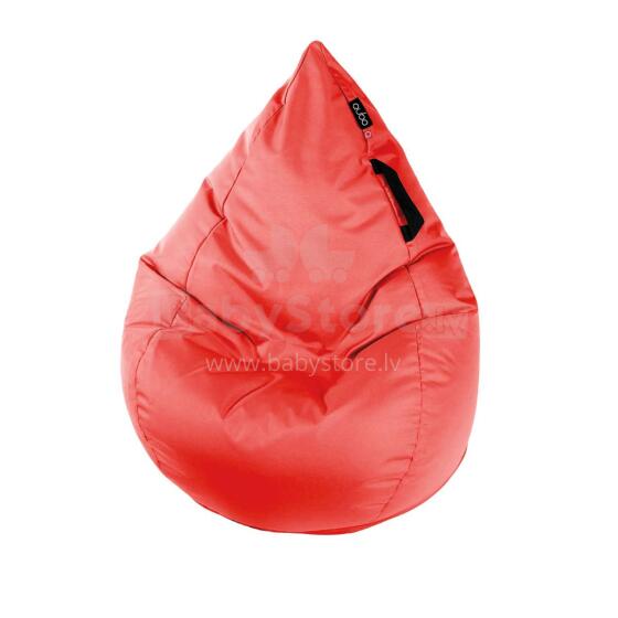 „Qubo ™ Splash Drop“ braškių pop art. 115960 „Puff Bag“ pūtimai, minkšti pupelių krepšiai, sėdmaišiai