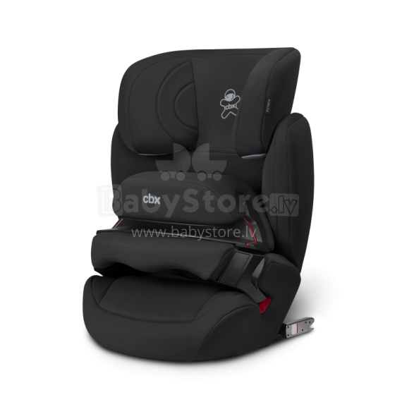 CBX by Cybex  Aura Fix Art.518001593 Cozy Black Inovatīvs, īpaši drošs bērnu autokrēsls (9-36 kg)