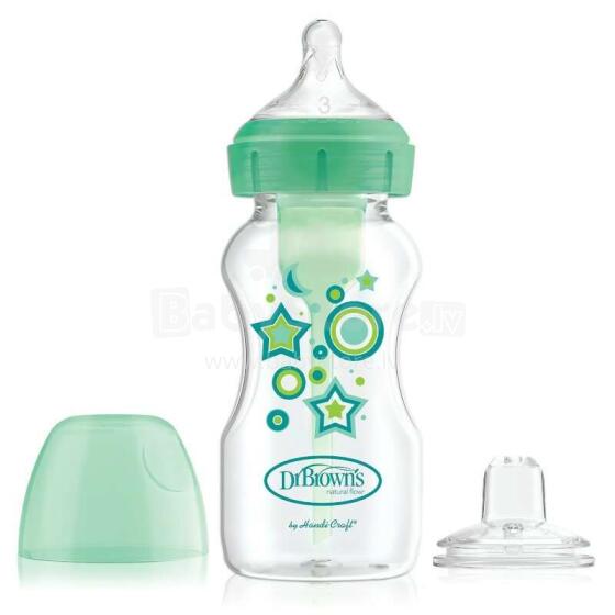 Dr.Browns Options + Art. WB91606 anti-moneta maitinimo buteliukas 270ml, (1vnt.)