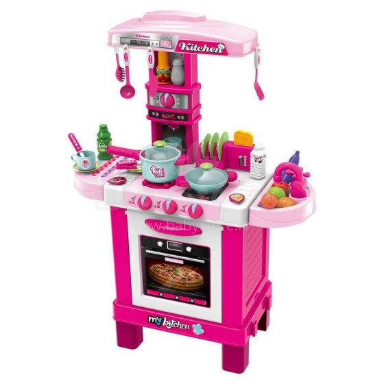 „BabyMix“ virtuvės komplektas Art. 46432 Interaktyvi žaislinė virtuvė su garso ir šviesos efektais
