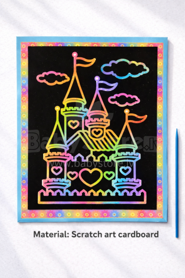 Happy Toys Scratch Art.9576 Graviravimo rinkinys