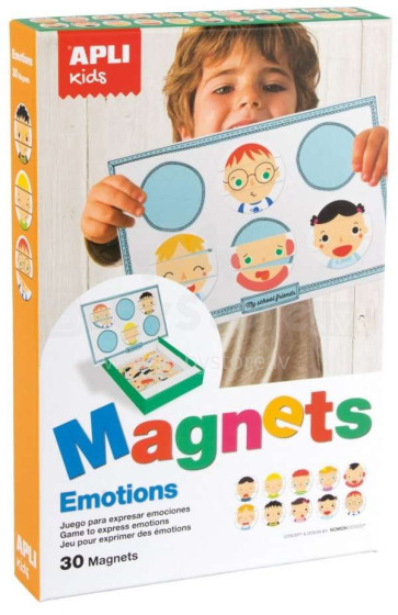Apli Kids Magnets Emotions Art.14803 Магнитная игра Эмоции