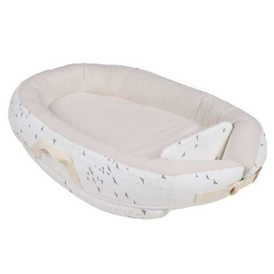 Voksi®  Baby Nest Art.10010227  White Flying  Ligzdiņa - kokons jaundzimušajiem Babynest