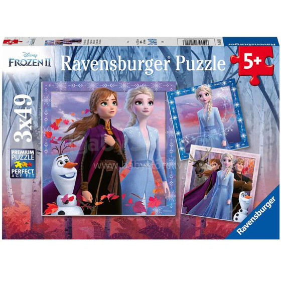 Ravensburger Frozen  Art.R05011 Puzle,3x49 gab