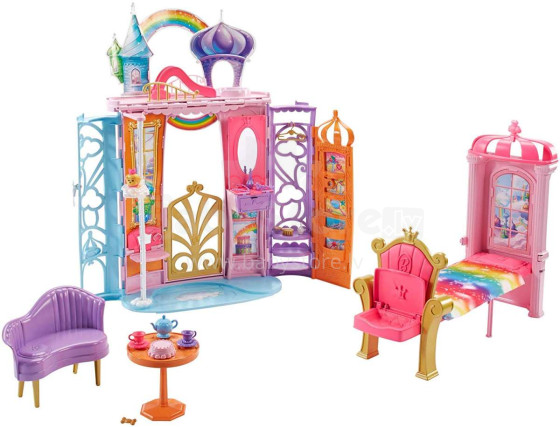 Barbie Rainbow Castle Art.FTV98 Переносной радужный дворец