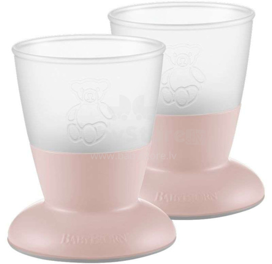 Babybjorn Training Cup  Art.072164 Powder Pink  детская кружка 100мл (2 шт.)