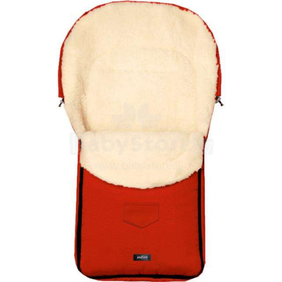 Womar S7 Classic Art.3-Z-SW-S7-005 Red  Спальный мешок на натуральной овчинке для коляски