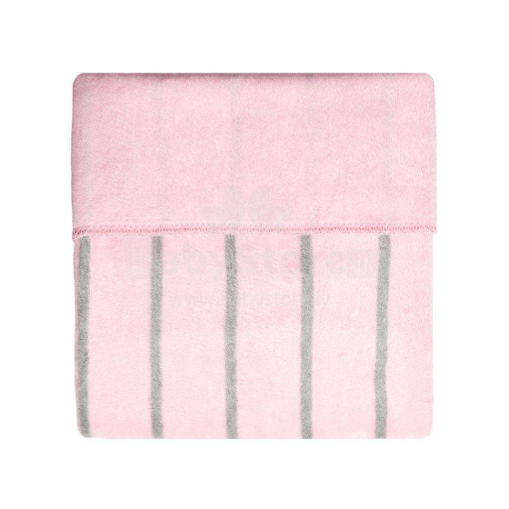 „Womar“ antklodė Art.3-Z-KB-055 Rožinė minkšta medvilninė antklodė (pledas) 100x150cm